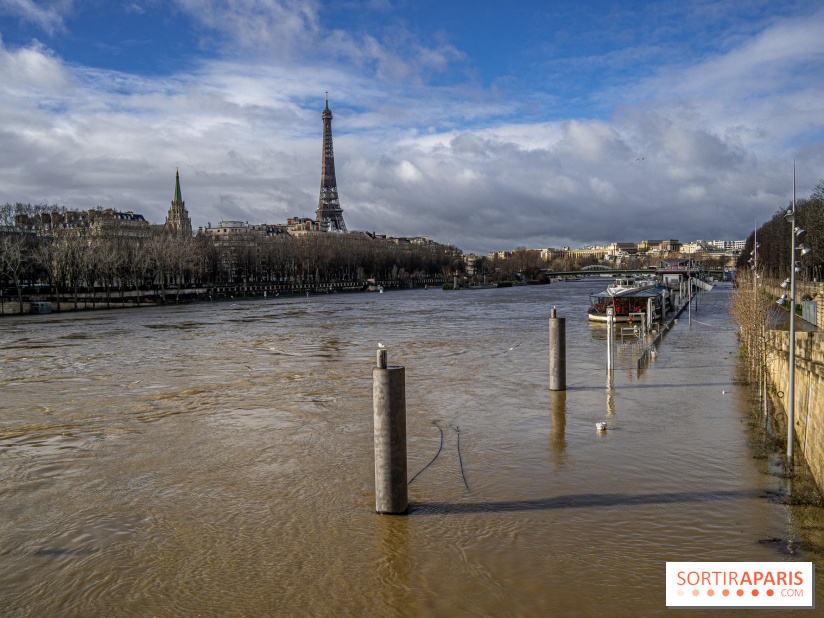 La Seine en crue février 2021