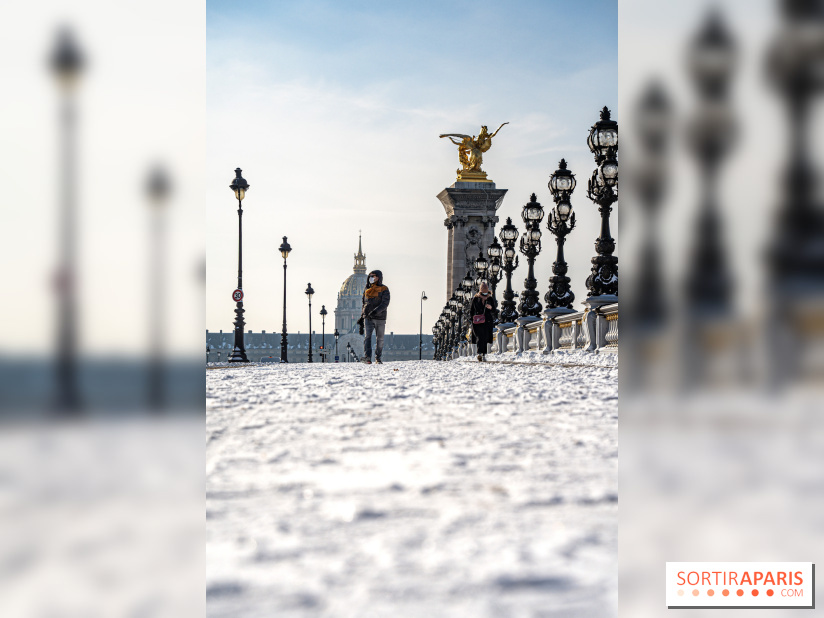 La Neige à Paris ce 10 février 2021