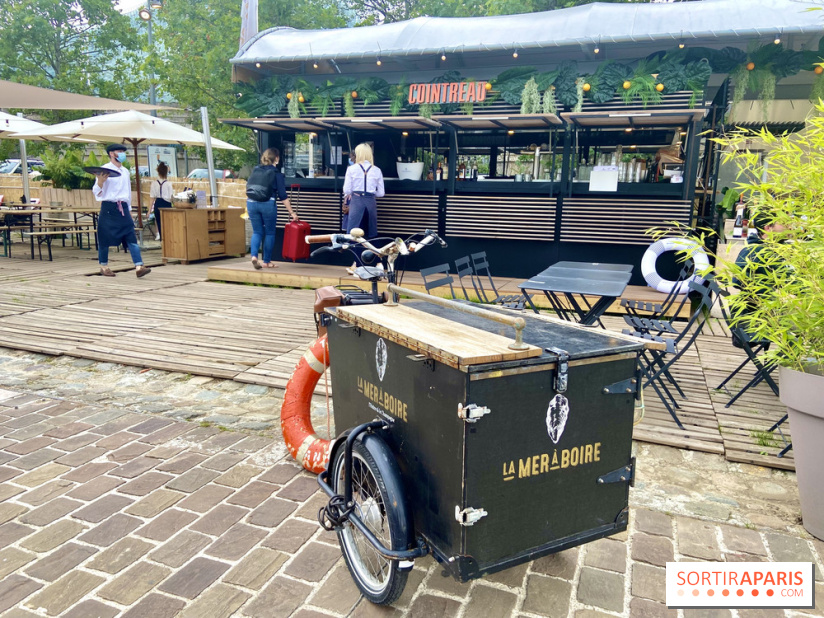 La Mer à Boire la terrasse en mode bord de mer à Paris