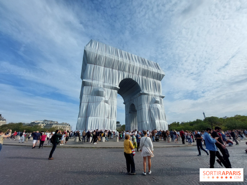 L'Arc de Triomphe empaqueté, nos photos