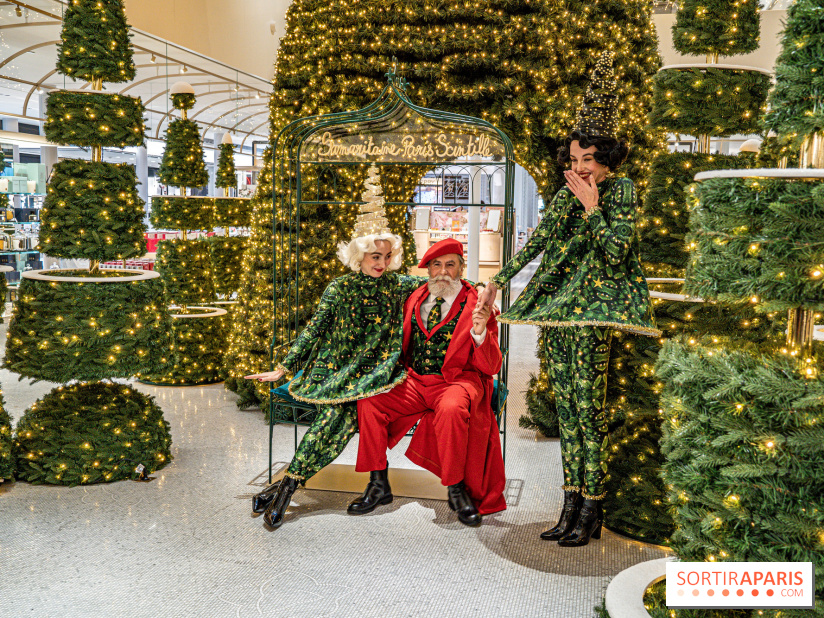 Inauguration Noël à la Samaritaine 2021, animations et vitrines