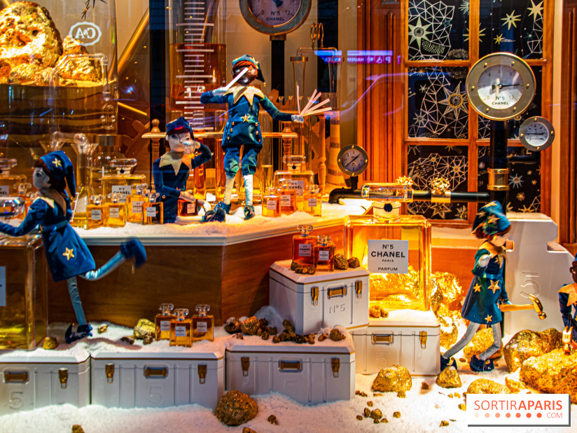 Inauguration des Vitrines de Noël des Galeries Lafayette 2021, les photos