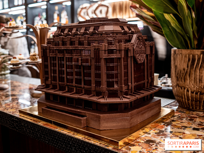 Photos : Bûche de Noël du Cheval Blanc par Maxime Fréderic 2021