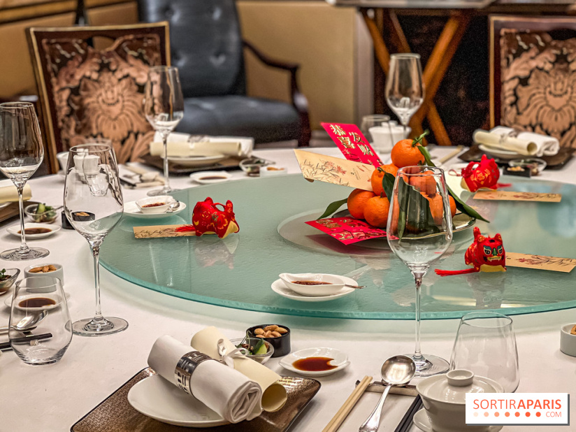 Menu de Nouvel an Chinois au Shang Palace 2022