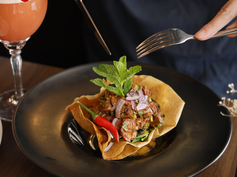 Restaurant Moom Mam - restaurant thai moom mam paris 9 salade de bœuf