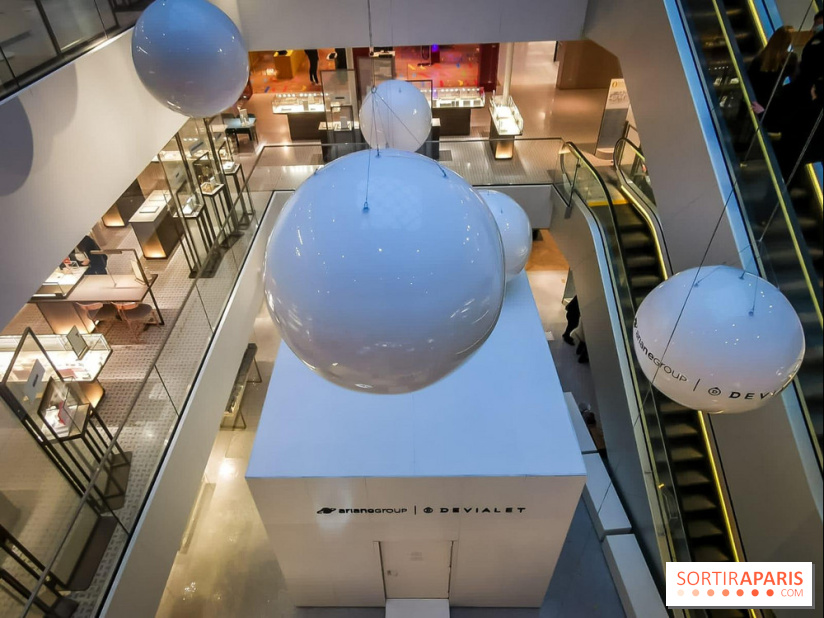 Expérience immersive Sound Journey to space à vivre à la Samaritaine : nos photos