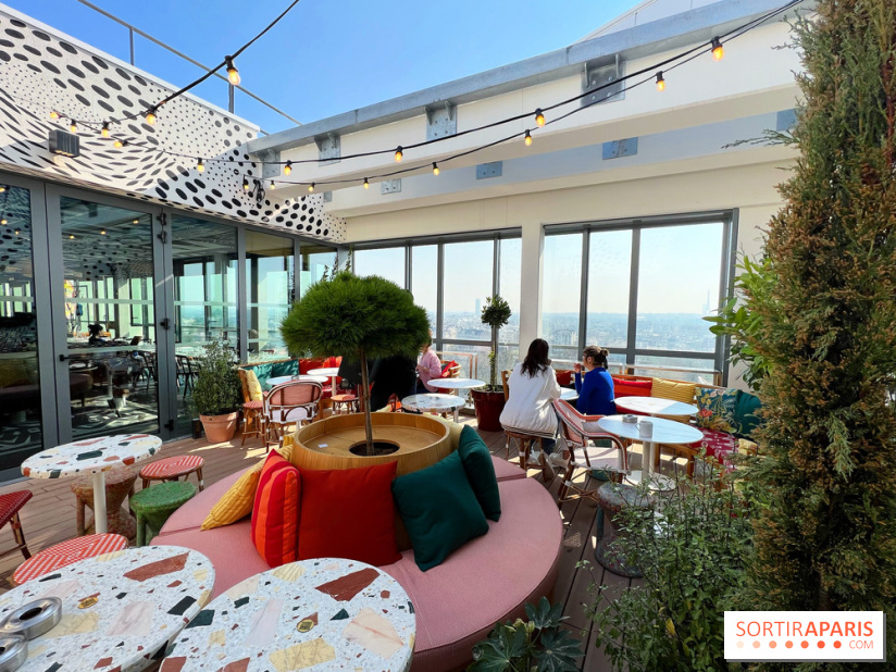 Restaurant-rooftop Mama Shelter La Défense.