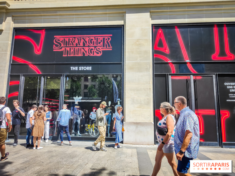 Stranger Things : un pop-up store éphémère inédit débarque sur les Champs-Elysées, nos photos