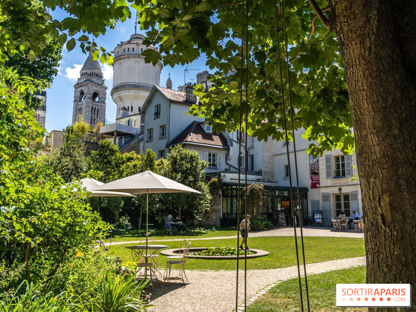Le Café Renoir au sein du Jardin Renoir du Musée Montmartre 2022
