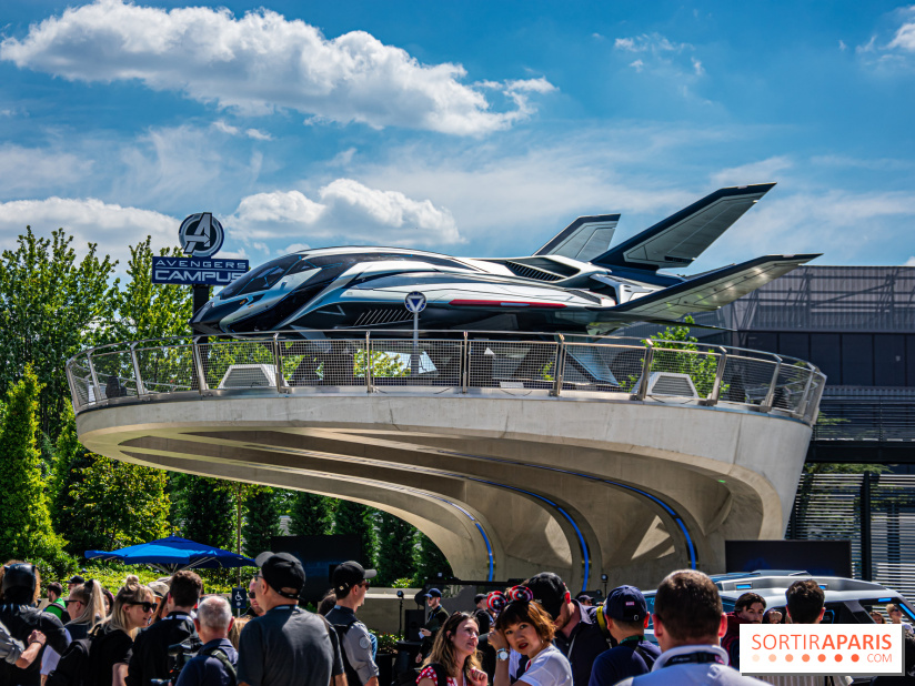 Avengers Campus, notre report de la nouvelle zone dédiée au super-héros Marvel à Disneyland Paris Quinjet