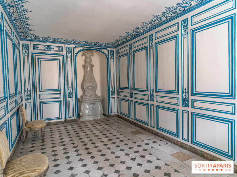 Les appartements de Madame Du Barry restaurés au Château de Versailles - la pièce des bains