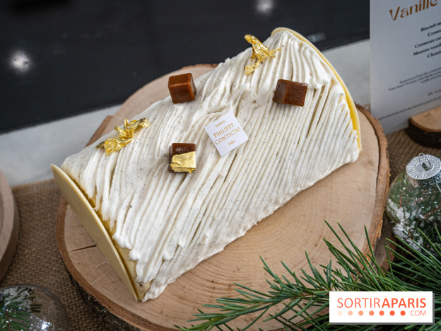 Bûches de Noël Philippe Conticini 2022 - bûche vanille