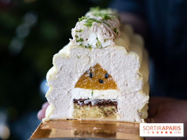 Bûche de Noël du Printemps Haussmann 2022 par Bryan Esposito