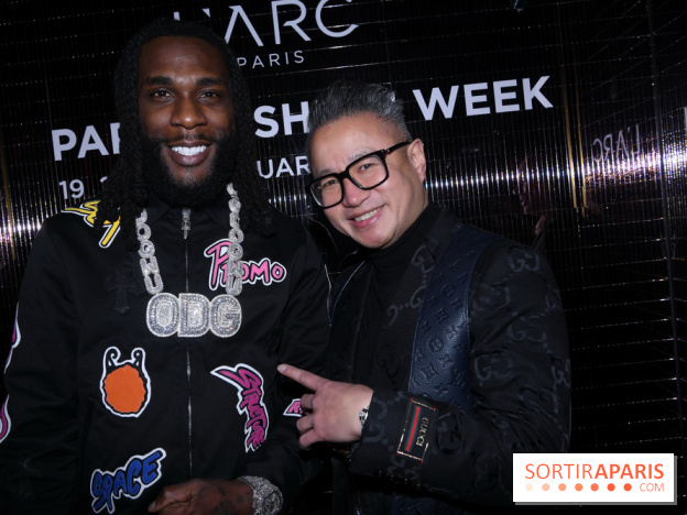 ©Rachid Bellak - Burna Boy et Felix Wu, patron de l'Arc