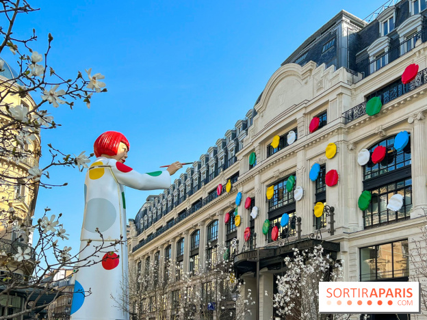 Yayoi Kusama face à la Samaritaine