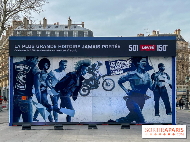 Une œuvre en denim pour l'anniversaire du Levi's 501