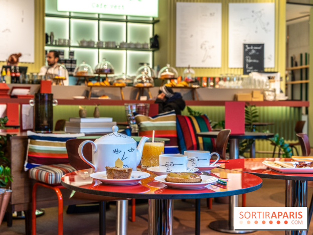 Café Paul Smith, le créateur de mode s'approprie le Café Vert du Printemps Haussmann