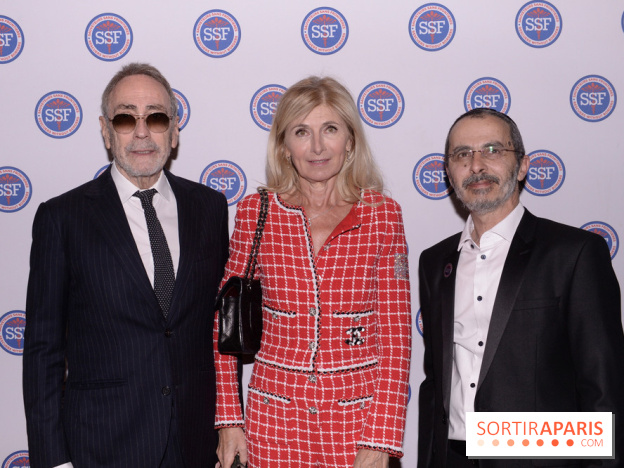 © Rachid Bellak - Alain Chamfort Catherine Madar pdte SSF et Arié Levy pdt de SSF