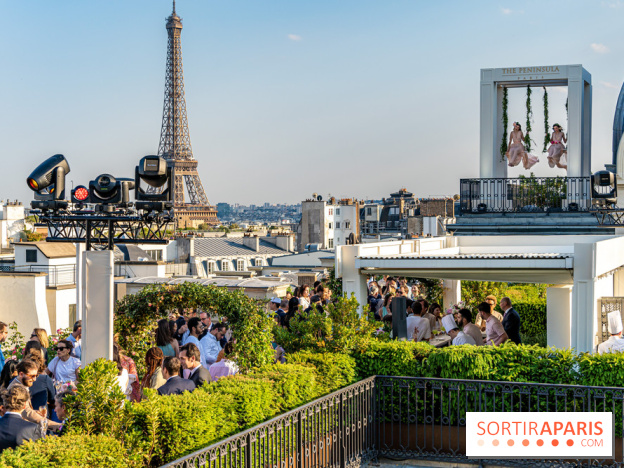 La terrasse en rooftop du Péninsula 2023 - soirée d’inauguration -  A7C5445