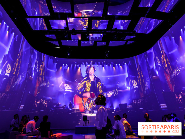 On stage with The Rolling Stones, nos photos