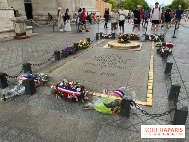 flamme soldat inconnu Arc de Triomphe
