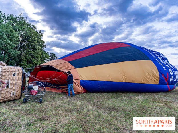Montgolfière à Fontainebleau, vol au dessus de l'Ile-de-France -  A7C8951