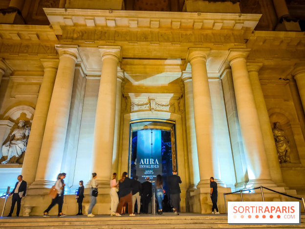 Aura, un spectacle son et lumières qui illumine le Dôme des Invalides - photos et vidéo - IMG20230920204837