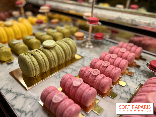 Ladurée - Bûches de Noël 2023 macarons
