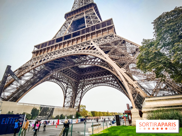 Tour Eiffel : une exposition inédite gratuite en hommage à Gustave Eiffel sur le parvis - nos photos