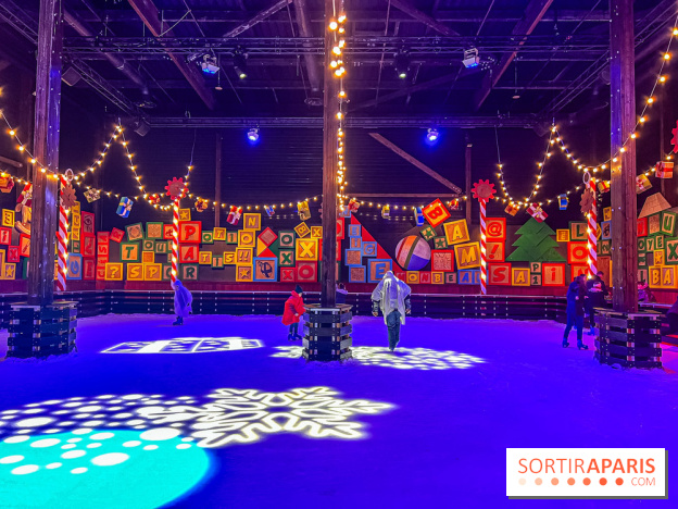 Noël au Parc Astérix 2023, sentier de lumières et patinoire - IMG 4806