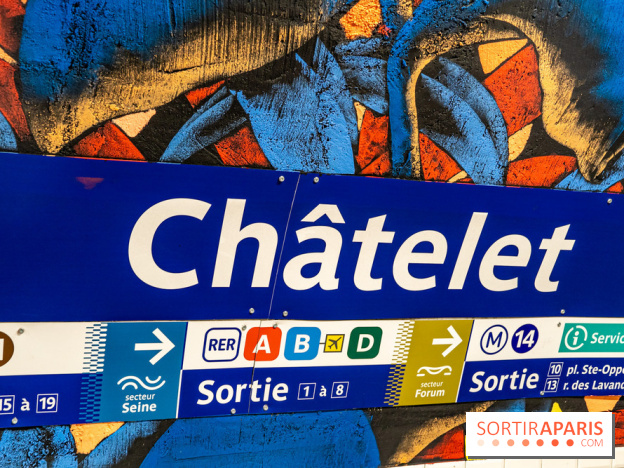 La station de Métro Châtelet re-décoré par des street-artistes -  A7C4432