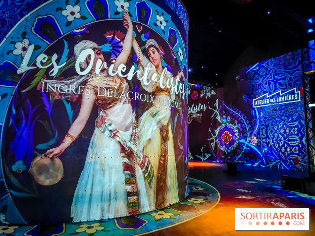Les Orientalistes, l'exposition de l'Atelier des Lumières qui nous fait voyager en Orient - photos - IMG20240208091814