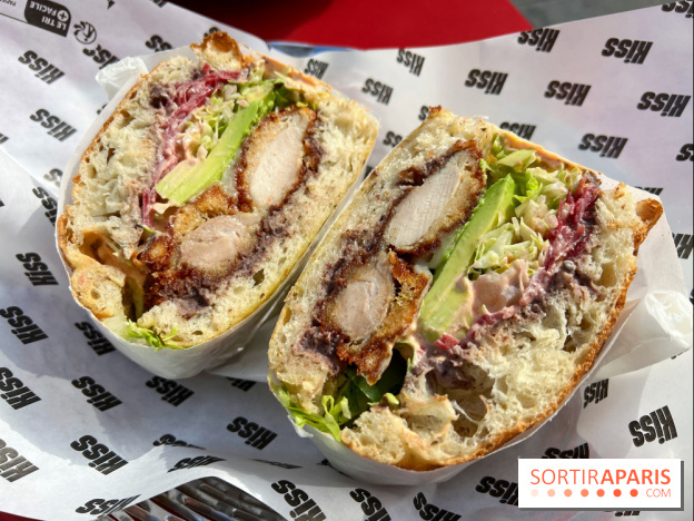 Kiss - Sandwich poulet frit, avocat, focaccia