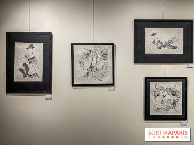 Exposition Sumi et Motion de la calligraphe japonaise Aya Wada à la galerie La Lison