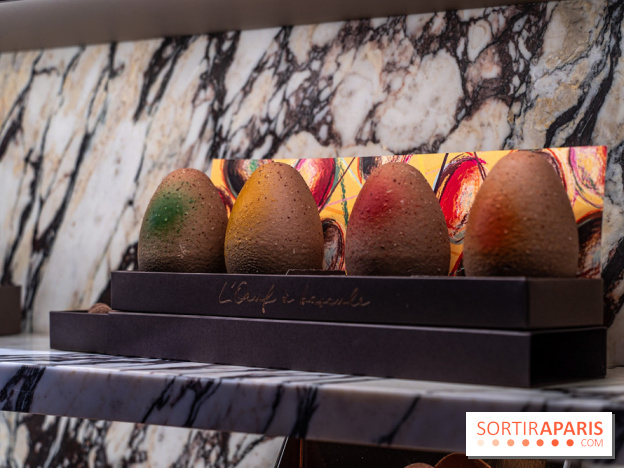 Chocolats de Pâques en équilibre chez Alléno & Rivoire 2024