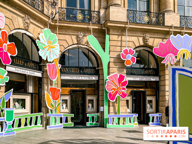 Van Cleef & Arpels pop up photocall Place Vendôme