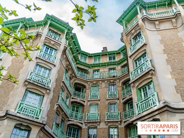 Insolite, la façade originale de la rue Blomet Paris 15e - photos -  A7C9545