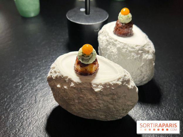 Quelque Part - Cannelé carbonara de la mer