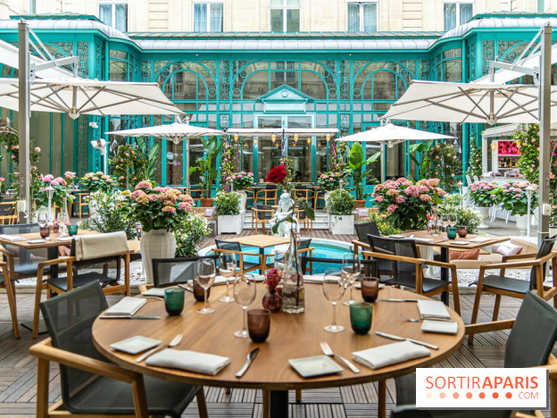 La Terrasse des Roses au Westin Paris Vendome, le patio floral confidentiel