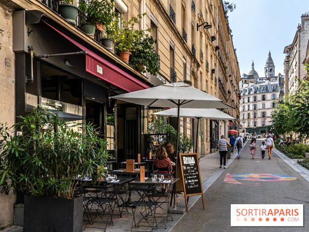 Fana Bistrot, le restaurant bistronomique du 18e avec terrasse et vue Sacré Cœur -  terrasse