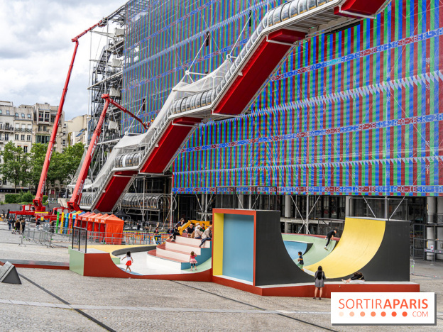 Cycloïde Piazza, le skatepark et œuvre d’art de Raphaël Zarka au Centre Pompidou