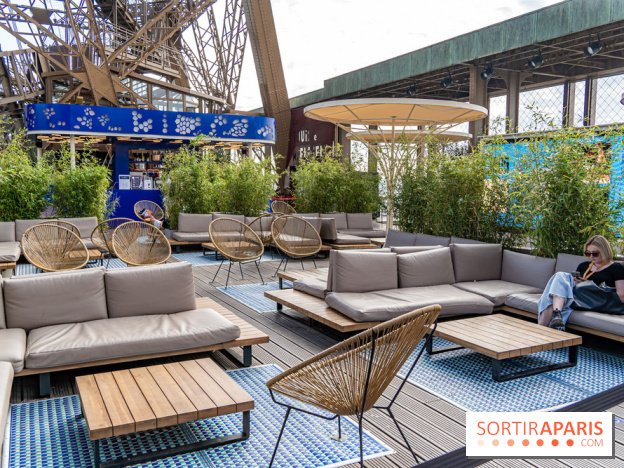 La terrasse sur la Tour Eiffel 2024 en mode JO Paris 2024 - les photos  -  A7C8750