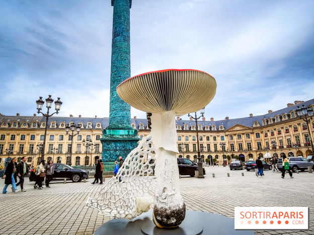Art Basel Paris 2024 : des champignons géants décorent la place Vendôme - nos photos - IMG20241012121447