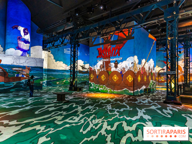 Exposition Astérix à l'Atelier des Lumières, le voyage immersif