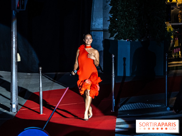 Inauguration des vitrines et décorations de Noël du BHV Marais 2024 avec Léna Mahfouf, Adriana Karembeu et Marc Lavoine -  A7C5882