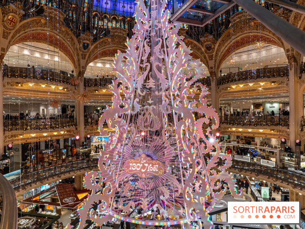 Le sapin de Noël des Galeries Lafayette 2024