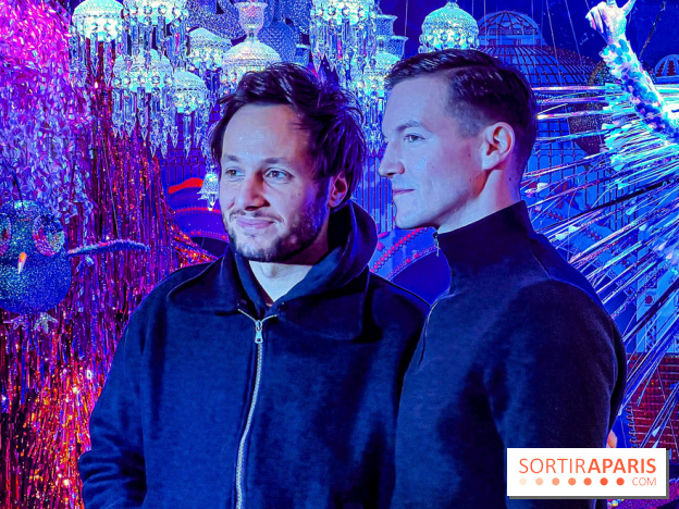 Les vitrines de Noël 2024 des Galeries Lafayette Haussmann avec Vianney et Kevin Germanier - image00005