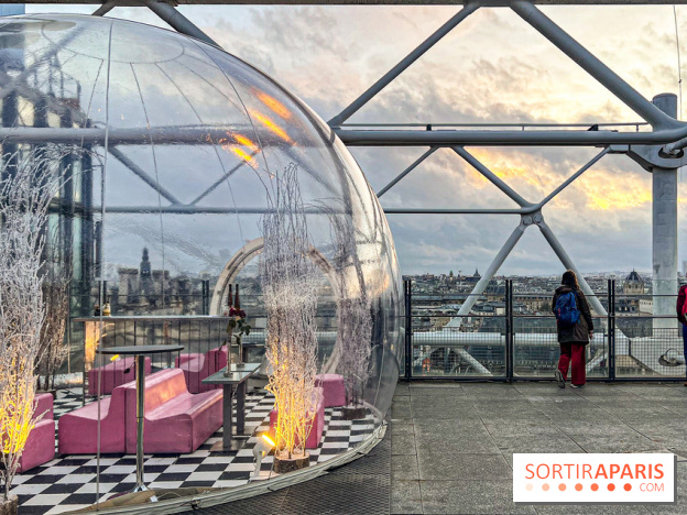 Bulle de rêves : la terrasse d'hiver du restaurant George au sommet du Centre Pompidou
