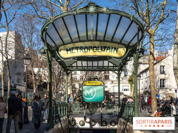 Station Abbesses - métro parisien