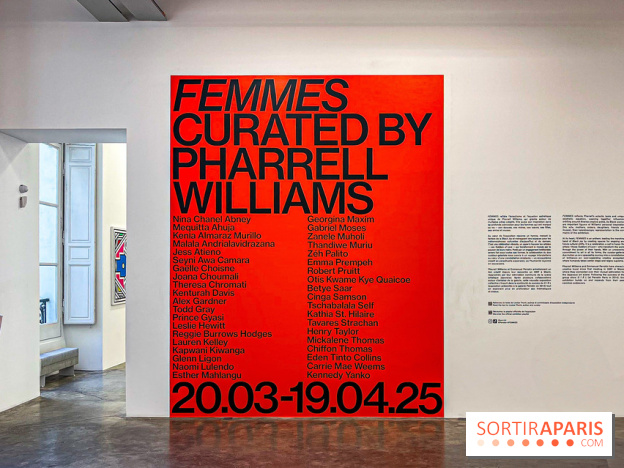 FEMMES : l'exposition collective et gratuite de Pharrell Williams à la Galerie Perrotin